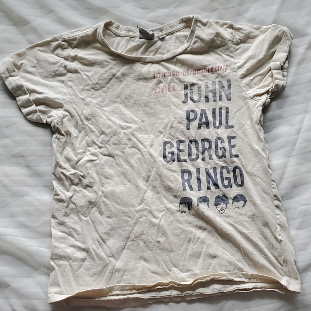 Junk Food "In Case Of Emergency" Beatles Tee